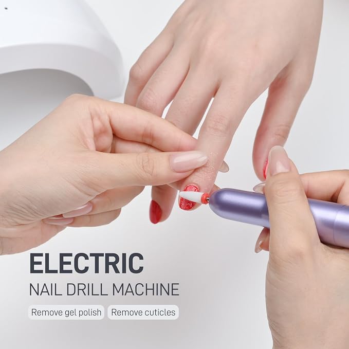 GAOY Electric Nail Drill for Acrylic and Gel, USB Electric Nail File, Portable - Image 2