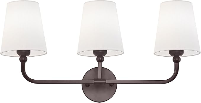 Bathroom Light Fixtures, 3-Light Oil Rubbed Bronze Vanity Lights by Metwet