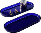 SheeChung Acrylic Vanity Tray, 2 Pack, 9.65 in x 4.5 in x 0.79 in, Catchall Tray by SheeChung