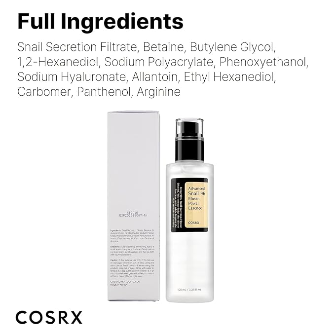 COSRX Snail Mucin Repairing Serum 100ml, Hydrating Serum - Image 8
