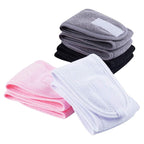 4 PCS Facial Spa Headbands， Makeup Shower Bath Wrap Sport Headband Terry Cloth - Image 5