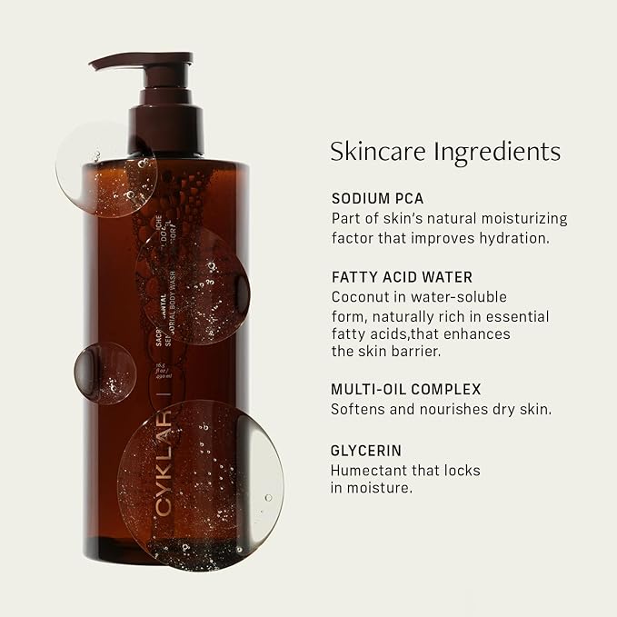 CYKLAR Sensorial Body Wash. Sacred Santal Hydrating Cleanser - Image 6