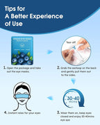 20 Packs Steam Eye Masks for Dry Eyes, Warm Compress Relief for Eye Fatigue & - Image 6