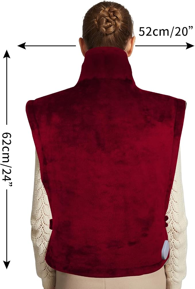 Ambershine 26"x35" XXXL King Size Neck& Shoulder& Back Heating Pad - Image 5