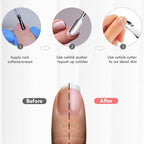 Cuticle Trimmer with Cuticle Pusher, XUNXMAS Cuticle Remover Cutter Nipper - Image 5