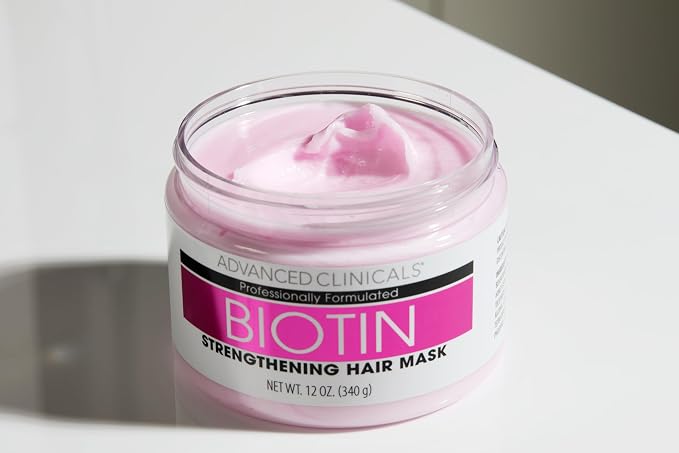 Advanced Clinicals Biotin Hair Treatment Anti-Breakage Repair Hair Mask. - Image 7