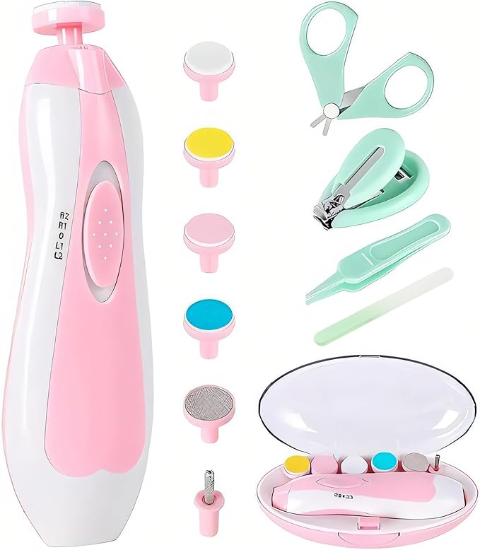 Qunlions life Baby Nail Trimmer Electric-12 in 1 Baby Nail Clippers Safe Baby - Image 9