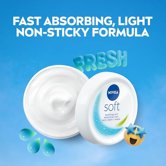NIVEA Soft Light Moisturising Cream - Image 5