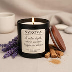 Lavender & Sandalwood Candle, Luxury Scented Soy Candle 7oz, Calming Relaxing - Image 3