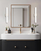 LED Bathroom Vanity Light Fixtures 24in Brushed Nickel, Dimmable18W 4000K - Image 6