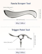 Rena Chris Trigger Point Massage Tool & Muscle Scraper Tool, Stainless Steel - Image 8