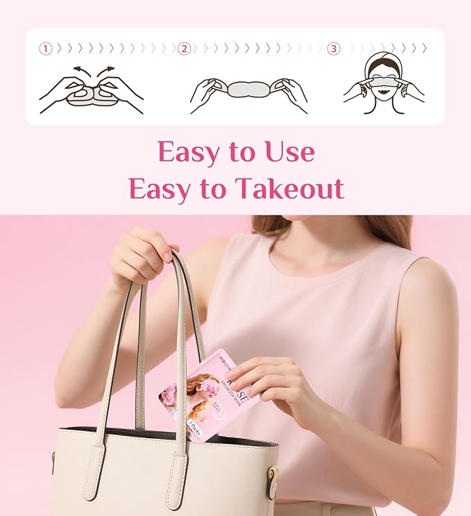 18 Packs Rose Heated Eye Mask - Image 9