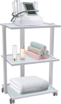 3-Tier Salon Rolling Trolley Cart, Stand Tray Rolling Cart by awolsrgiop