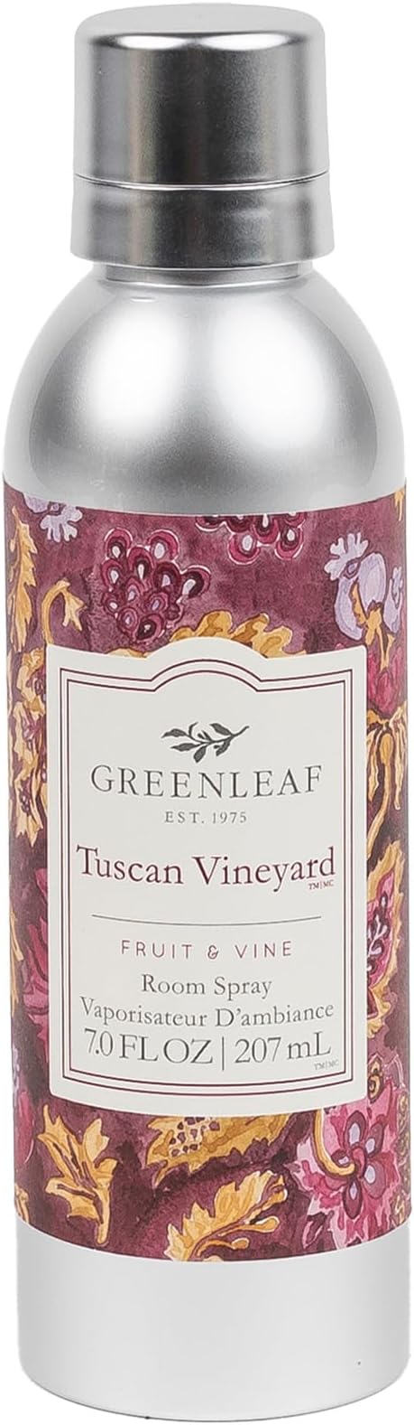 Greenleaf Gifts Tuscan Vineyard Scented Room Air Freshener Spray | Non-Aerosol by GreenleafGifts