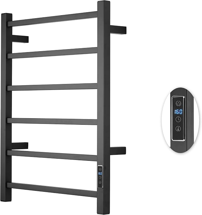 Heated Towel Racks for Bathroom, Wall Mounted Electric Towel Warmer Racks by BLARALA
