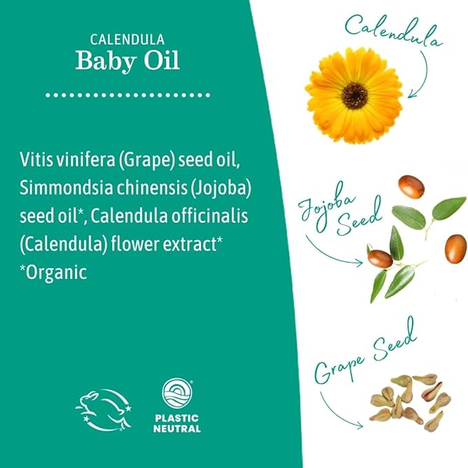 Earth Mama Calendula Baby Oil | Massage Oil - Image 6
