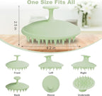 Meartchy Silicone Scalp Massager Shampoo Brush, Scalp Scrubber - Image 2