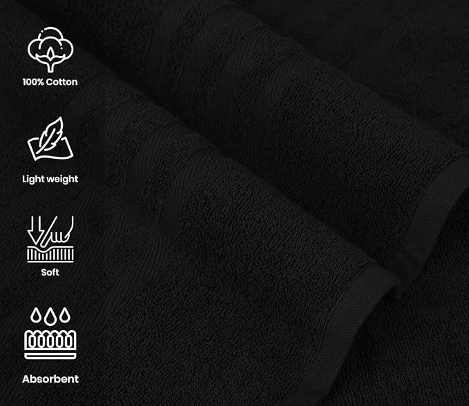 Pack of 2 Jumbo Bath Sheet 40 x 80 Inches, Extra Large Lightweight & Quick Dry - Image 5