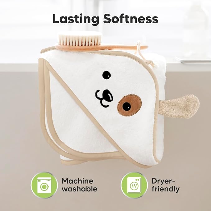 KeaBabies Hooded Baby Towel for Newborn - Image 6