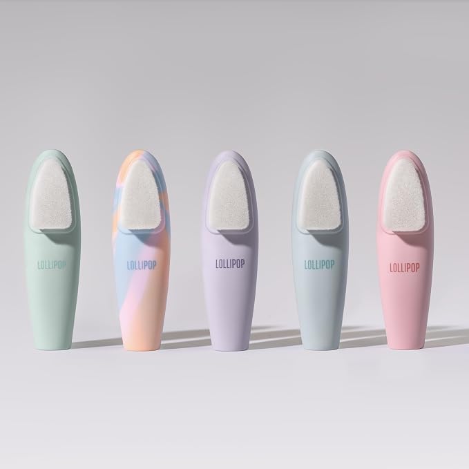 LOLLIPOP Dual-Sided Facial Cleansing Brush | Handle Size Silicone Face - Image 9