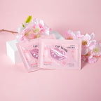 AKARY Sakura 10 Pieces Hydrating Lip Mask, Lip Sleep Mask Collagen Crystal Lip - Image 2