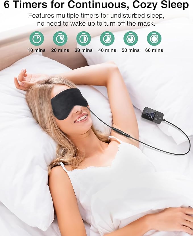 Heated Eye Mask for Dry Eyes, Electric Eye Mask - Image 6