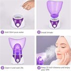 Facial Steamer for Face, Face Steamer for Facial Deep Cleaning, Nano Ionic - Image 6