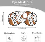 Playing Cards Silk Eye Mask Sleep Mask Funny Poker Wooden Table Rectangle Eye - Image 2