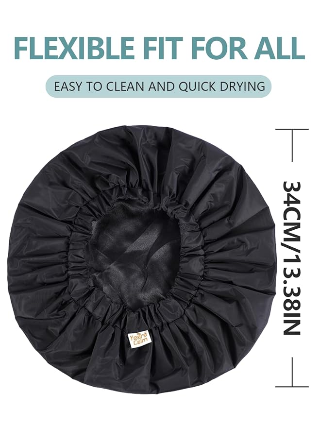 Years calm Reusable Waterproof Shower Caps - Image 2