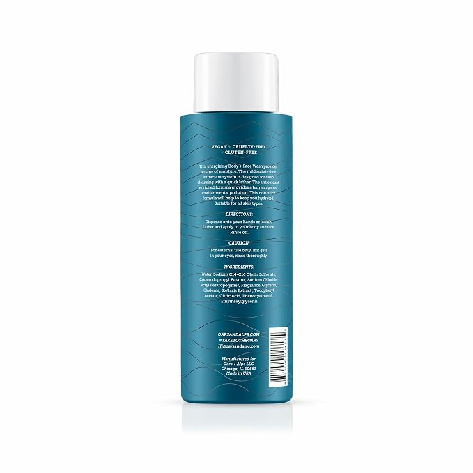 Oars + Alps Body Wash for Men, Mens Body Wash & Face Cleanser - Image 2
