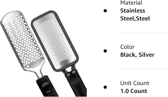 2Pcs Colossal Professional Foot File and Callus Remover, High Grade Stainless - Image 7