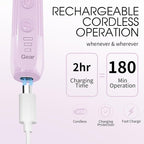 Professional Manicure Pedicure Kit -360° Light, Rechargeable Electric Nail Drill - Image 3