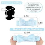 Zkptops 6Pcs Spa Headband for Washing Face Wristbands Set Women Bubble Makeup - Image 5