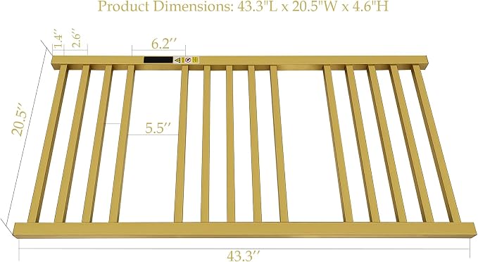 Luxury Heated Towel Rack Wall Mounted Towel Warmers, 14 Bars Towel Warmer Rack - Image 2