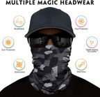 Venswell Neck Gaiter Face Mask Men Women, Seamless Bandana Rave Face Cover - Image 2