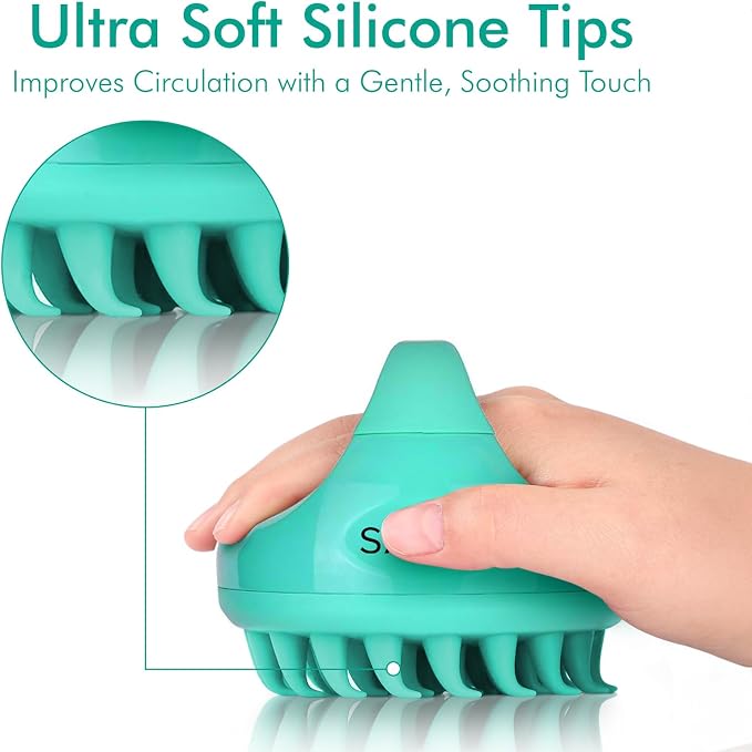 SAVION Scalp Massager Brush Relaxes Scalp and Relieves Itching - Image 5
