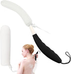 Shower Back Brush with Long Handle, 15.35" Body Brush, Long Back Scrubber by KkaFFeHealth