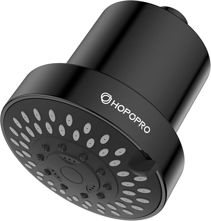 Filtered Shower Head with 5 Modes, HOPOPRO High Pressure Showerhead with Filter by HOPOPRO