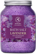 Sea Salt Lavender with Natural Lavender Essential Oil 46 Oz by Aromatika