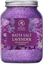 Sea Salt Lavender with Natural Lavender Essential Oil 46 Oz by Aromatika
