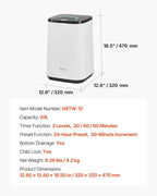 VEVOR Towel Warmers for Bathroom, Towel Warmer Bucket - Image 7