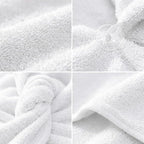 100% Turkish Cotton Hair Towel Wrap 2 Pack – Oeko-TEX Certified Quick Dry Turban - Image 4