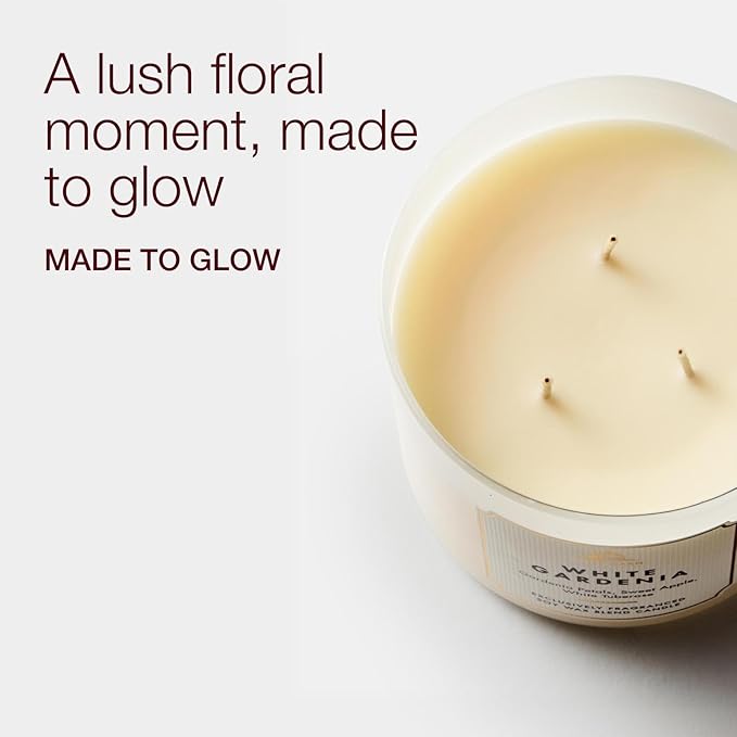 Bath & Body Works White Gardenia 3-Wick Candle - Image 3