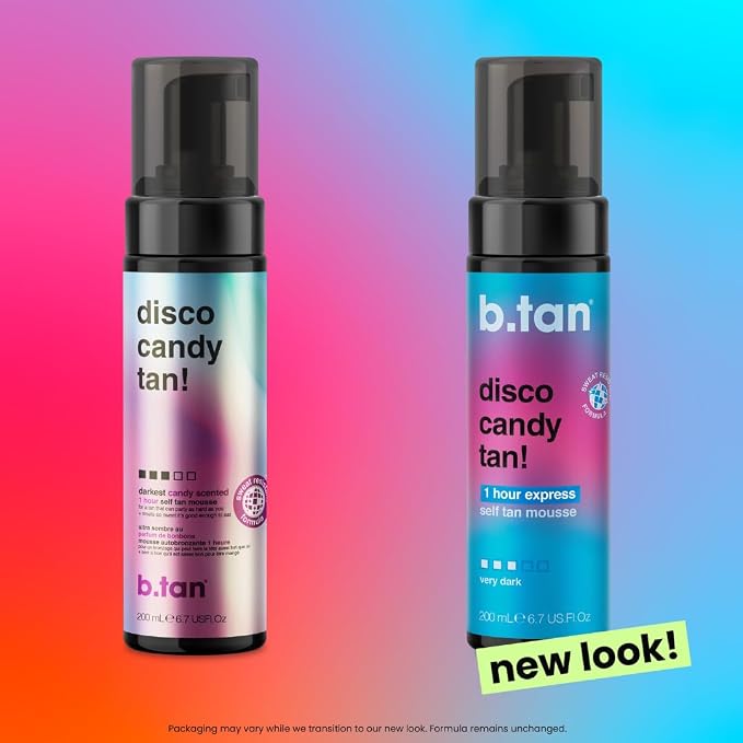 b.tan Dark Self Tanner Mousse | Disco Candy Tan - Image 4