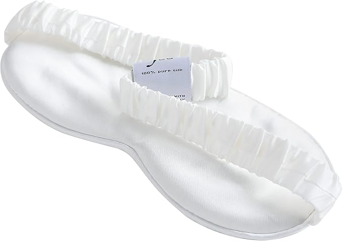 Silk Sleep Mask Light Blocking Luxury 100% Mulberry 19mm Silk Eye Mask Eye - Image 4