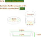 1 Pack Plant Saucer Tray for Ceramic Plastic Pots, 6 inch Plant Saucers for - Image 2