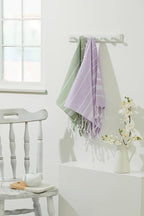 Hand Towels - Set of 2, Decorative Peshtemal Cotton Hand Towels - Image 7