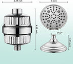 Cobbe 6-Setting High Pressure Filtered Shower Head Combo, Detachable Rain - Image 8