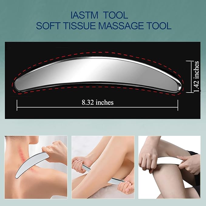 BYYDDIY (SBC Muscle Scraper Tools Set, Stainless Steel Scraping Massage Tools - Image 2