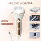 Electric Foot Callus Remover Rechargeable Pedicure Kit - Image 5